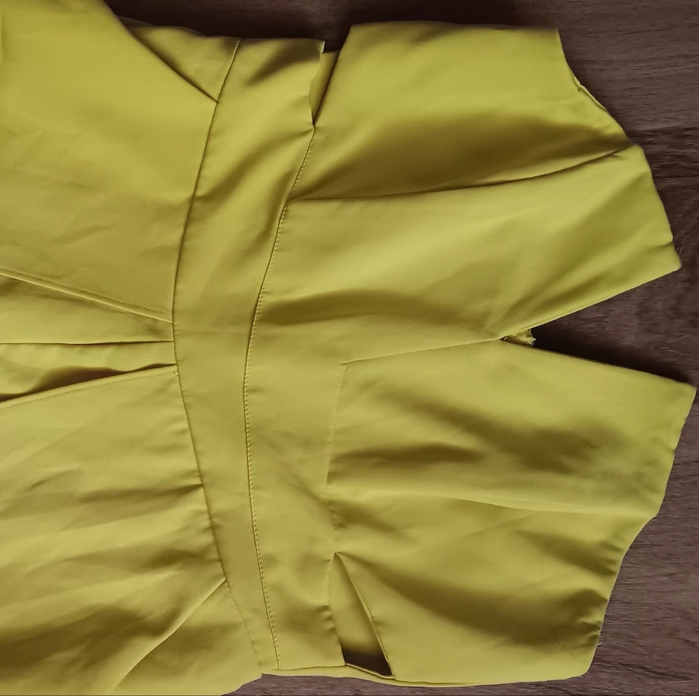 Yellow Sleeveless Dress